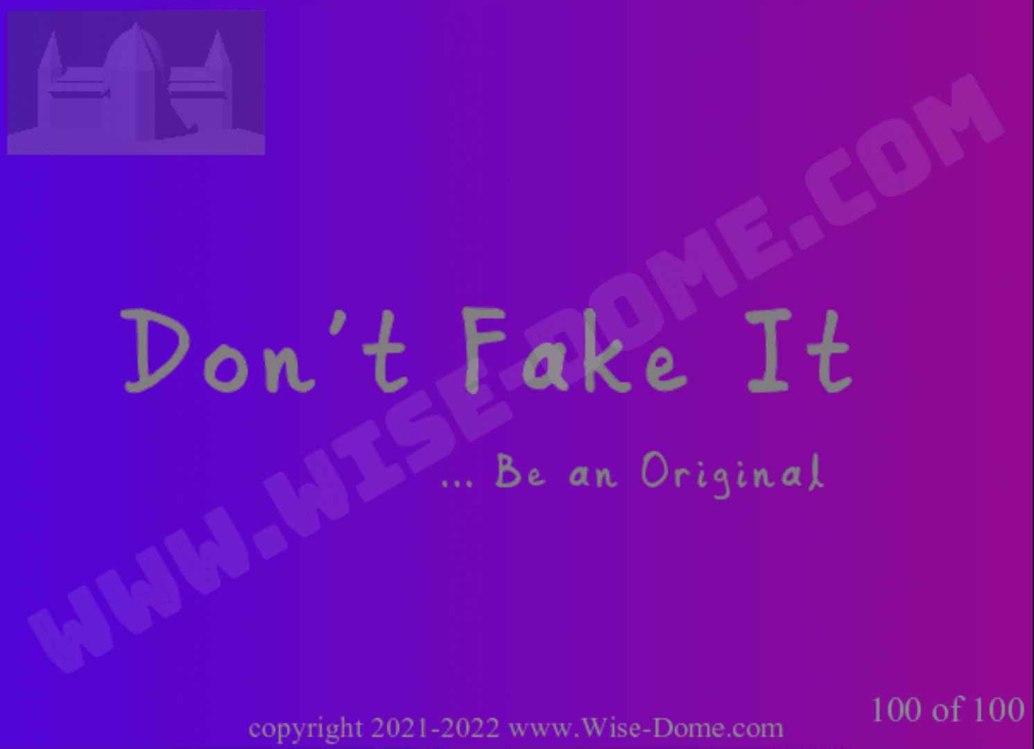 Regal00005 - Don't Fake It!