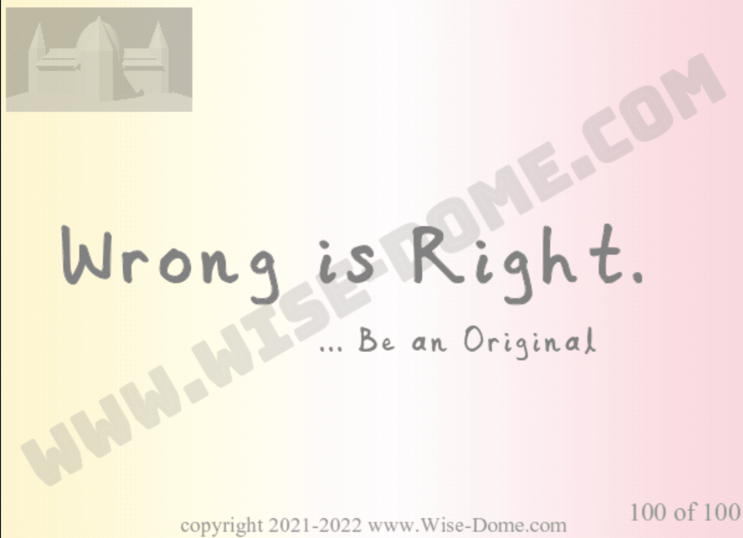 Harmony00004 -Wrong is Right
